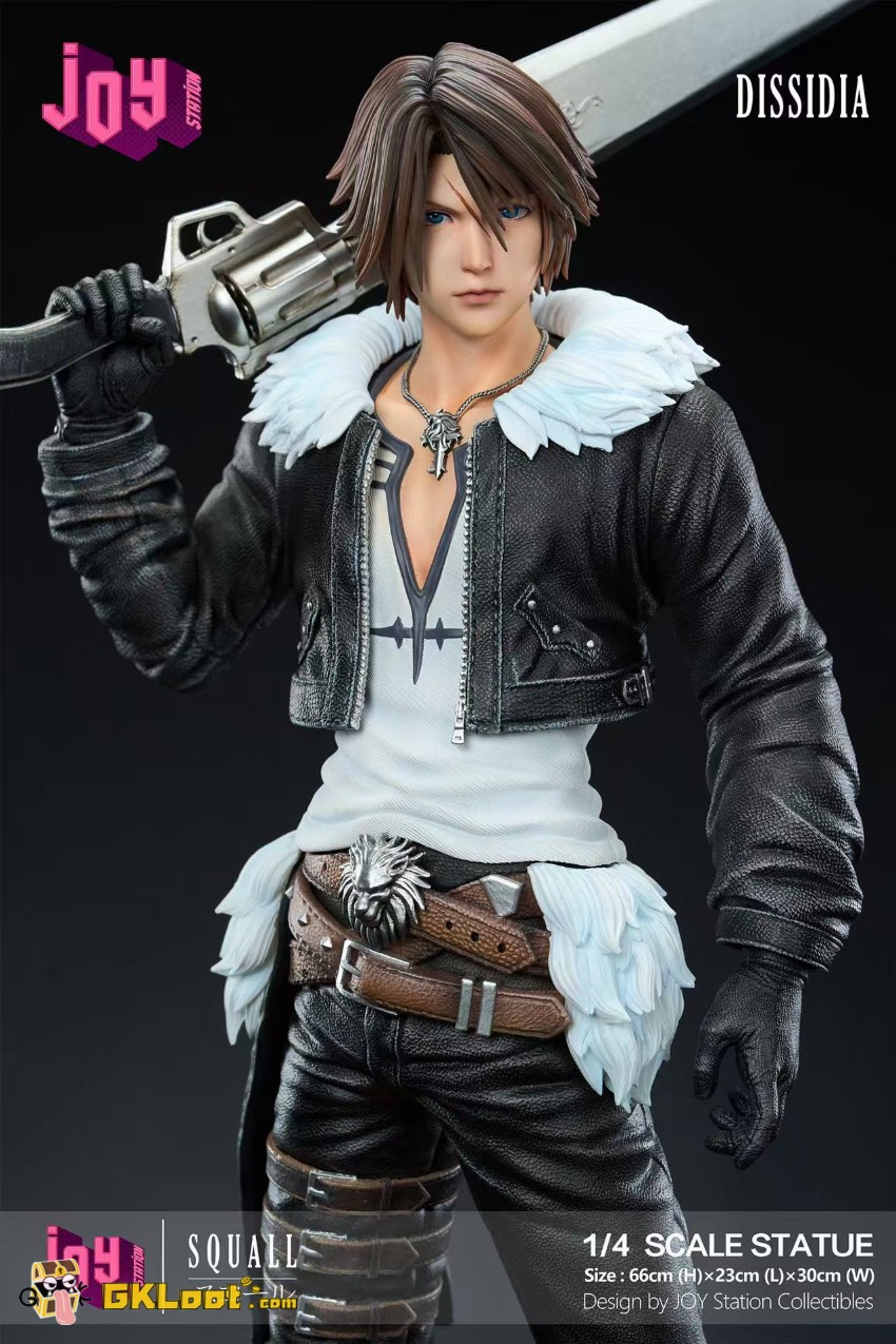 Joy Station Studio 1/4 Final Fantasy Squall Leonhart Statue w/ LED - View 12 Joy Station Studio 1/4 Final Fantasy Squall Leonhart Statue w/ LED - View 12