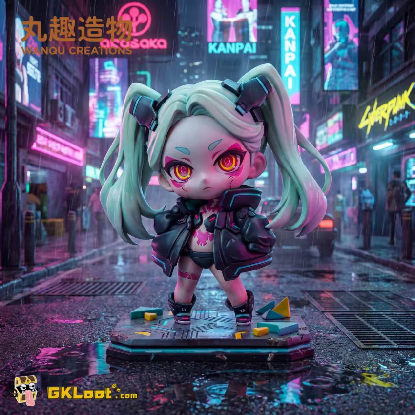 WANQU CREATIONS Studio Cyberpunk: Edgerunners Rebecca Statue - View 1 WANQU CREATIONS Studio Cyberpunk: Edgerunners Rebecca Statue - View 1