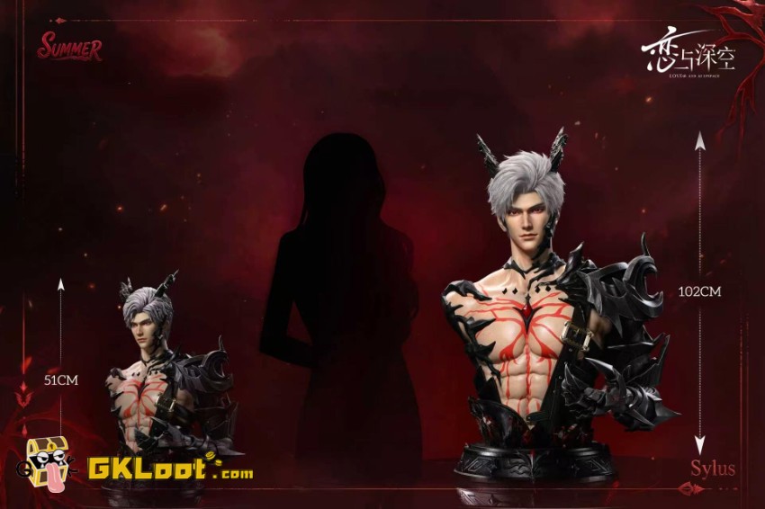 Summer Studio Love and Deepspace Sylus Bust Statue - View 8 Summer Studio Love and Deepspace Sylus Bust Statue - View 8