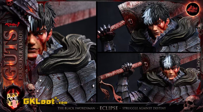 Black Studio Berserk Guts Statue - View 21 Black Studio Berserk Guts Statue - View 21