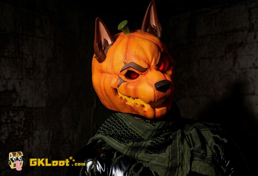 Shibadon Studio Original Pumpkin Head Mask w/ LED - View 13 Shibadon Studio Original Pumpkin Head Mask w/ LED - View 13