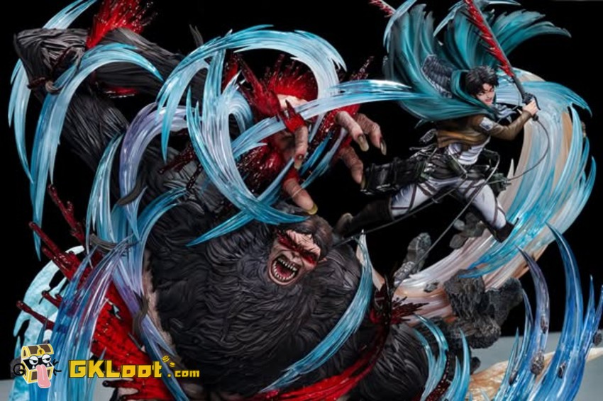 Hertz Studio Attack On Titan Levi Ackerman & Zeke Jaeger Statue - View 3 Hertz Studio Attack On Titan Levi Ackerman & Zeke Jaeger Statue - View 3