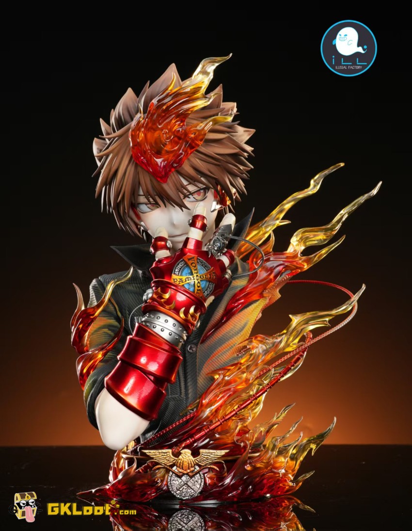 ILLegal Factory Studio 1/6 Katekyo Hitman Reborn Tsunayoshi Sawada Statue w/ LED - View 3 ILLegal Factory Studio 1/6 Katekyo Hitman Reborn Tsunayoshi Sawada Statue w/ LED - View 3
