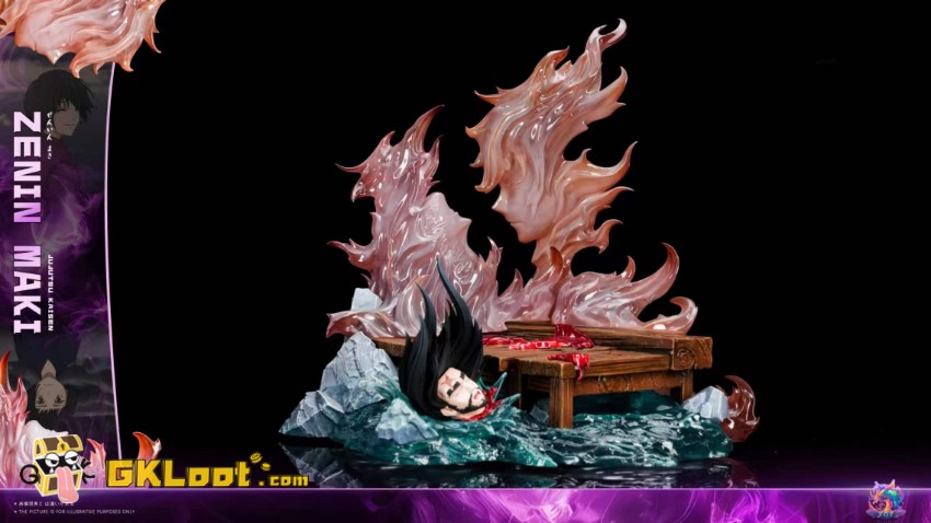 YQY Studio Jujutsu Kaisen Maki Zenin Statue - View 9 YQY Studio Jujutsu Kaisen Maki Zenin Statue - View 9