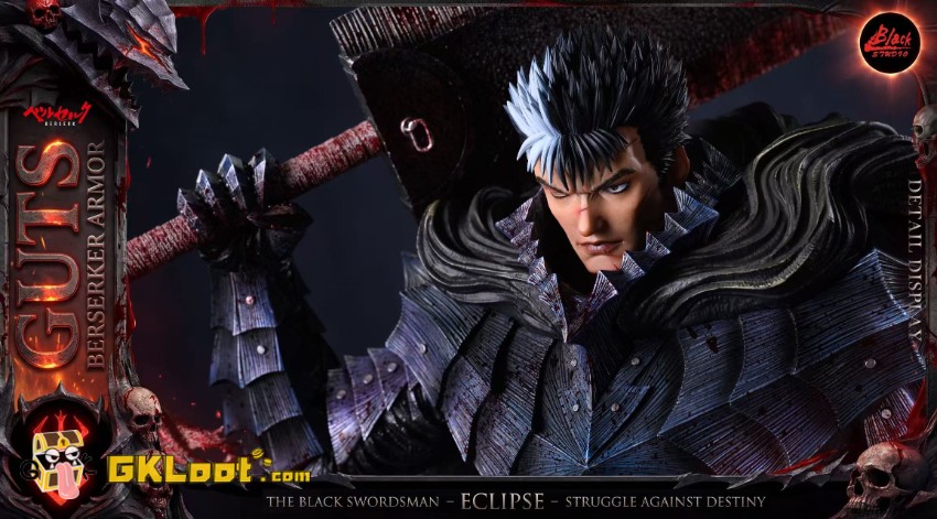 Black Studio Berserk Guts Statue - View 20 Black Studio Berserk Guts Statue - View 20