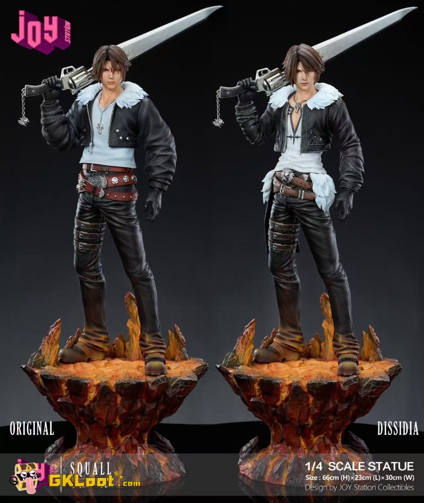 Joy Station Studio 1/4 Final Fantasy Squall Leonhart Statue w/ LED - View 6 Joy Station Studio 1/4 Final Fantasy Squall Leonhart Statue w/ LED - View 6