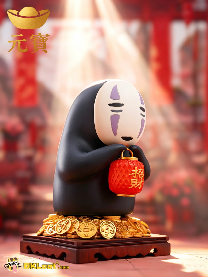 Yuan Bao Studio Spirited Away No Face Man Statue - View 2 Yuan Bao Studio Spirited Away No Face Man Statue - View 2