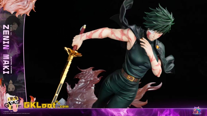 YQY Studio Jujutsu Kaisen Maki Zenin Statue - View 7 YQY Studio Jujutsu Kaisen Maki Zenin Statue - View 7