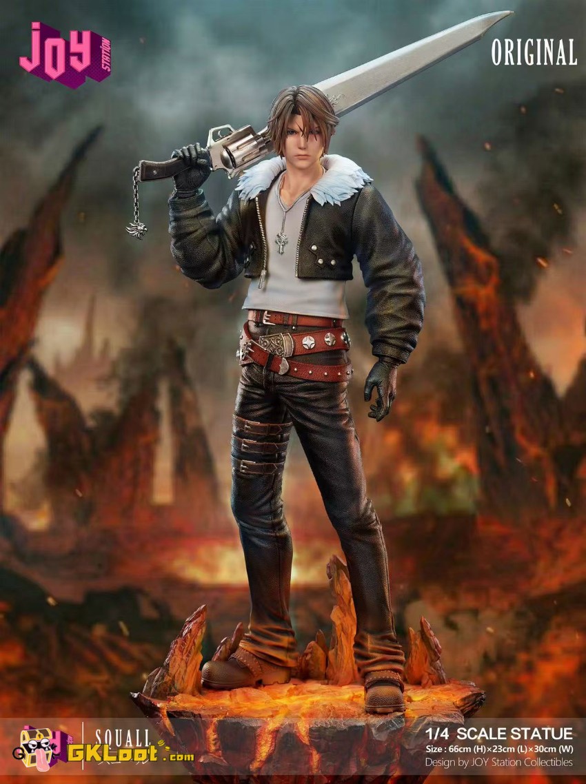Joy Station Studio 1/4 Final Fantasy Squall Leonhart Statue w/ LED - View 2 Joy Station Studio 1/4 Final Fantasy Squall Leonhart Statue w/ LED - View 2
