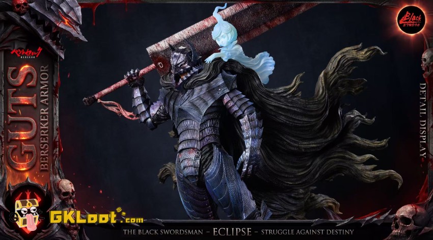 Black Studio Berserk Guts Statue - View 18 Black Studio Berserk Guts Statue - View 18