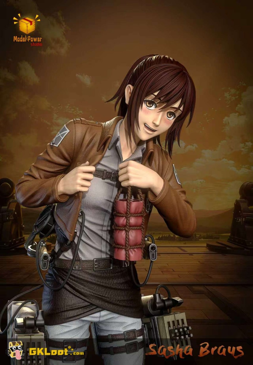 Model Power Studio Attack On Titan Sasha Braus Statue - View 5 Model Power Studio Attack On Titan Sasha Braus Statue - View 5