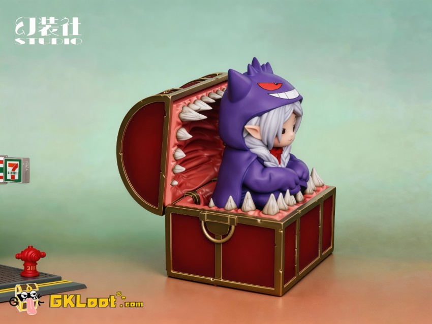 Huan Zhuang She Studio Frieren: Beyond Journey's End Frieren Cosplay Pokémon Gengar Statue - View 4 Huan Zhuang She Studio Frieren: Beyond Journey's End Frieren Cosplay Pokémon Gengar Statue - View 4
