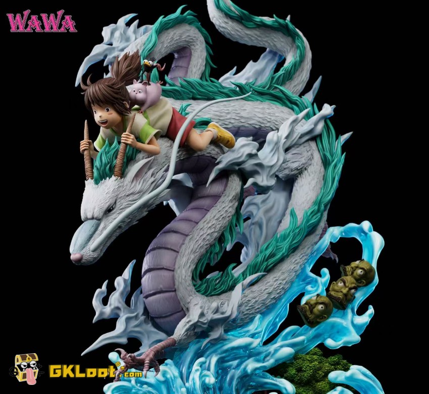 Wawa Studio Spirited Away Haku Statue - View 5 Wawa Studio Spirited Away Haku Statue - View 5