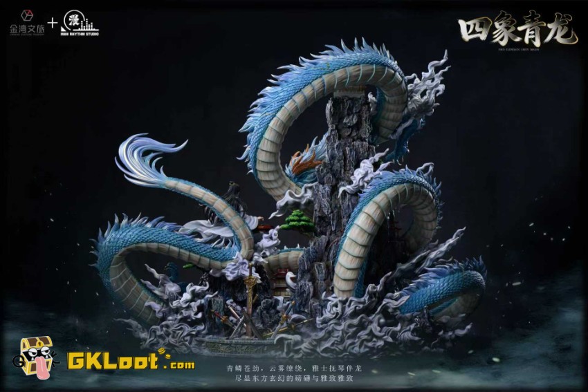 Man Rhythm Studio Original Azure Dragon Statue - View 3 Man Rhythm Studio Original Azure Dragon Statue - View 3