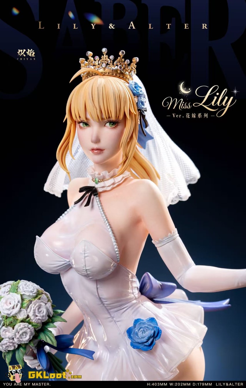 ChiYan Studio 1/4 Fate/Stay Night Saber Artoria Pendragon Statue - View 4 ChiYan Studio 1/4 Fate/Stay Night Saber Artoria Pendragon Statue - View 4