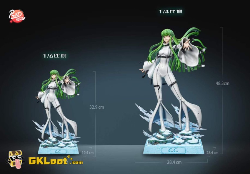 Red Studio Code Geass C.C. Statue - View 7 Red Studio Code Geass C.C. Statue - View 7