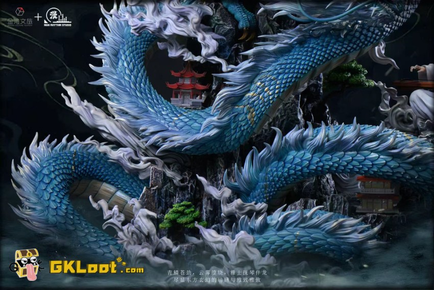 Man Rhythm Studio Original Azure Dragon Statue - View 11 Man Rhythm Studio Original Azure Dragon Statue - View 11