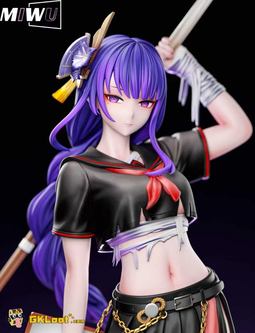 Miwu Studio 1/6 Genshin Impact Raiden Shogun & Yae Miko Statue - View 8 Miwu Studio 1/6 Genshin Impact Raiden Shogun & Yae Miko Statue - View 8