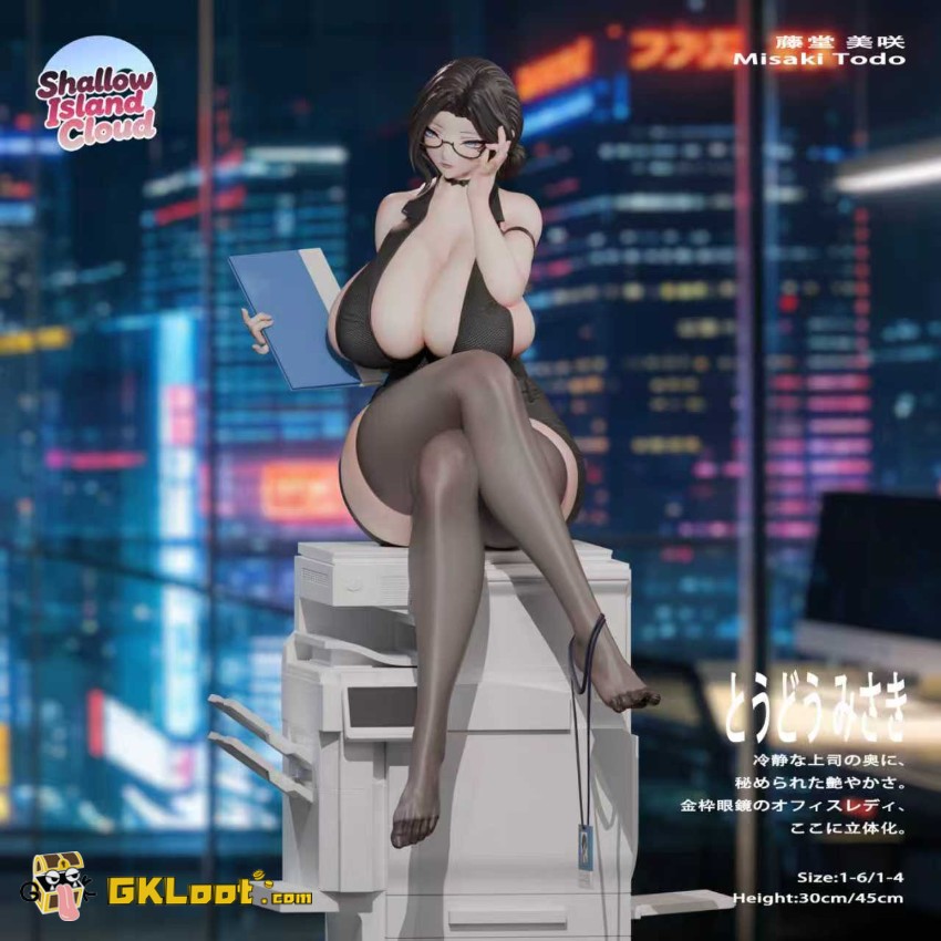 Shallow Island Cloud Studio Original Misaki Todo Statue - View 4 Shallow Island Cloud Studio Original Misaki Todo Statue - View 4