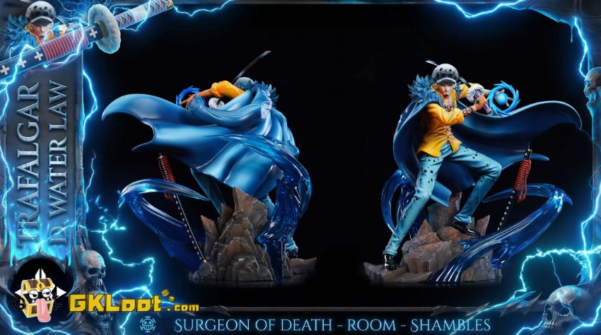 WX Studio One Piece Trafalgar D. Water Law Statue - View 7 WX Studio One Piece Trafalgar D. Water Law Statue - View 7