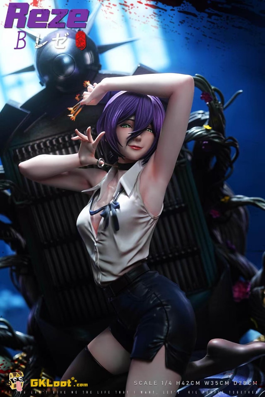 TY Studio 1/4 Chainsaw Man Reze Statue - View 6 TY Studio 1/4 Chainsaw Man Reze Statue - View 6