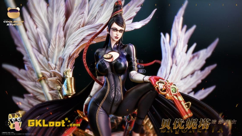 Coolbear Studio Bayonetta Bayonetta Statue w/ LED - View 3 Coolbear Studio Bayonetta Bayonetta Statue w/ LED - View 3