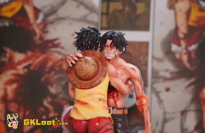 Fast Studio One Piece Portgas D. Ace & Monkey D. Luffy Statue - View 1 Fast Studio One Piece Portgas D. Ace & Monkey D. Luffy Statue - View 1