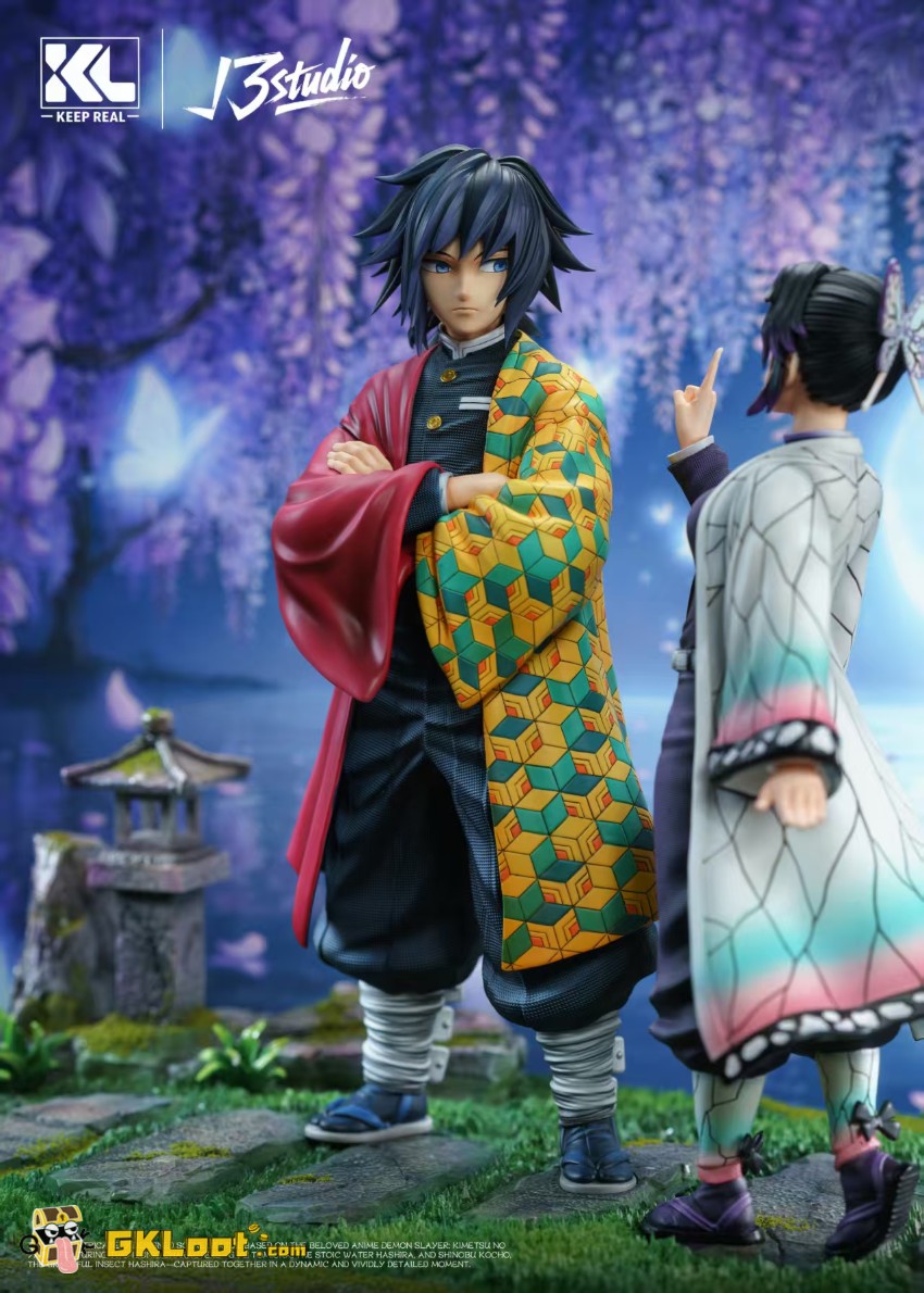 Keep Real & Root 3 Studio Demon Slayer Tomioka Goyu & Kocho Shinobu Statue - View 10 Keep Real & Root 3 Studio Demon Slayer Tomioka Goyu & Kocho Shinobu Statue - View 10