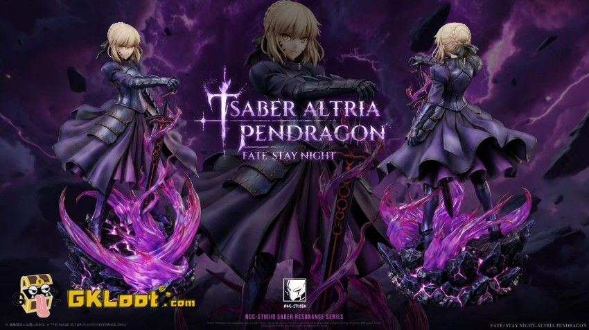 Noc Studio 1/6 Fate/Stay Night Saber Artoria Pendragon Statue w/ LED - View 6 Noc Studio 1/6 Fate/Stay Night Saber Artoria Pendragon Statue w/ LED - View 6