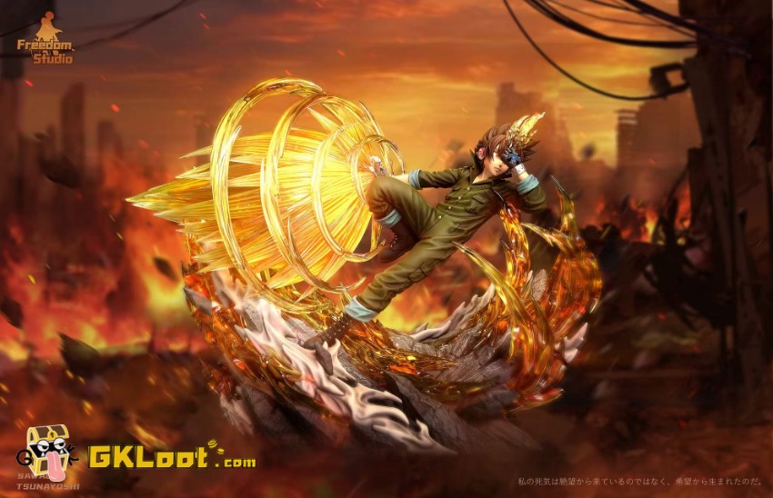 Freedom Studio Katekyo Hitman Reborn Tsunayoshi Sawada Statue - View 5 Freedom Studio Katekyo Hitman Reborn Tsunayoshi Sawada Statue - View 5