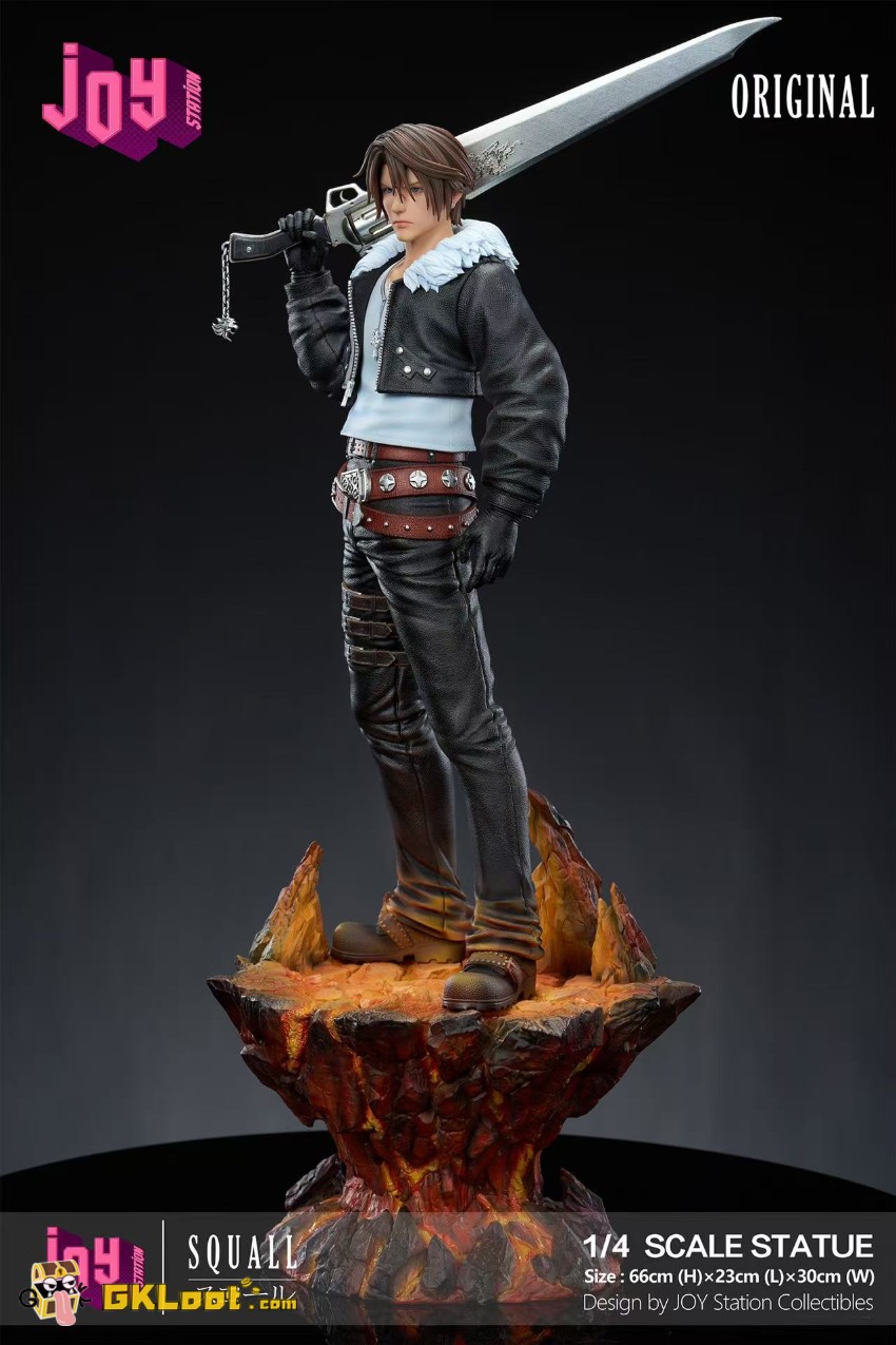 Joy Station Studio 1/4 Final Fantasy Squall Leonhart Statue w/ LED - View 8 Joy Station Studio 1/4 Final Fantasy Squall Leonhart Statue w/ LED - View 8