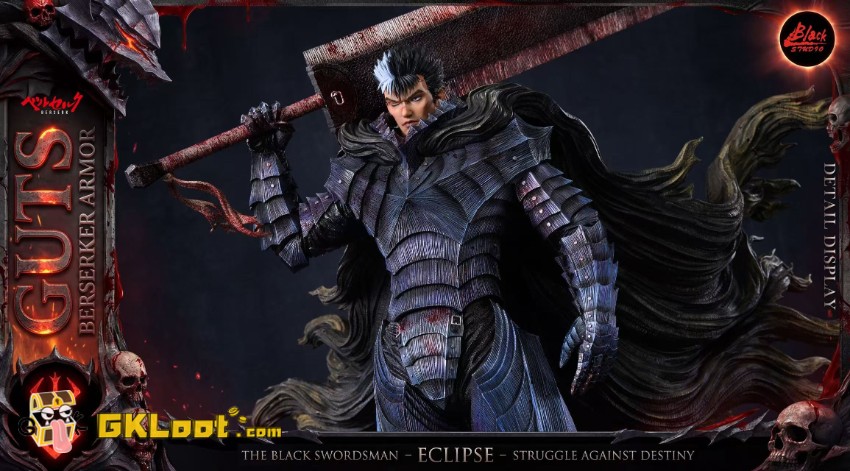 Black Studio Berserk Guts Statue - View 24 Black Studio Berserk Guts Statue - View 24