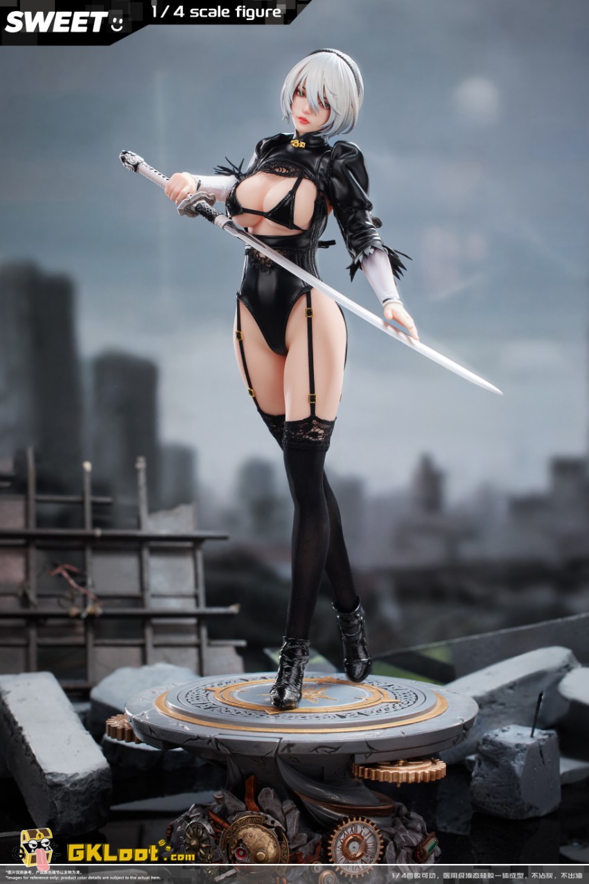 Sweet Studio 1/4 NieR:Automata YoRHa No. 2 Type B Action Figure - View 12 Sweet Studio 1/4 NieR:Automata YoRHa No. 2 Type B Action Figure - View 12