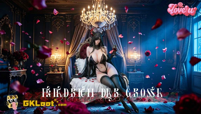 Love U Studio 1/6 Azur Lane Friedrich der Grosse Statue - View 2 Love U Studio 1/6 Azur Lane Friedrich der Grosse Statue - View 2