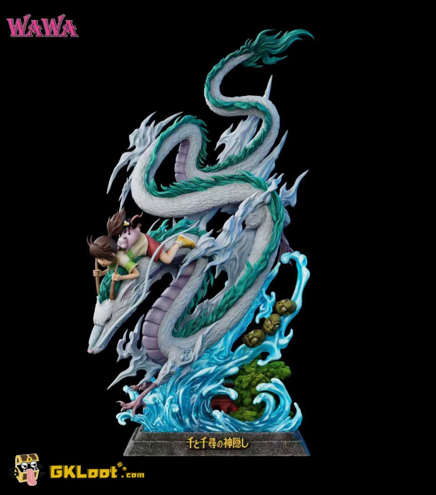 Wawa Studio Spirited Away Haku Statue - View 7 Wawa Studio Spirited Away Haku Statue - View 7