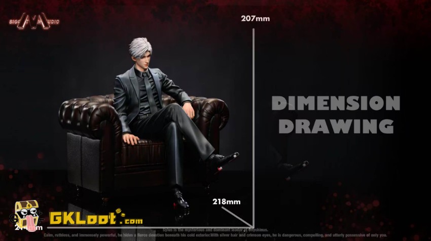 Biggest Man Studio 1/6 Love and Deepspace Sylus Statue - View 4 Biggest Man Studio 1/6 Love and Deepspace Sylus Statue - View 4