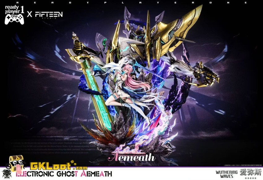 Ready Player 1 & Fifteen Studio 1/6 Wuthering Waves Aemeath Statue w/ LED - View 7 Ready Player 1 & Fifteen Studio 1/6 Wuthering Waves Aemeath Statue w/ LED - View 7
