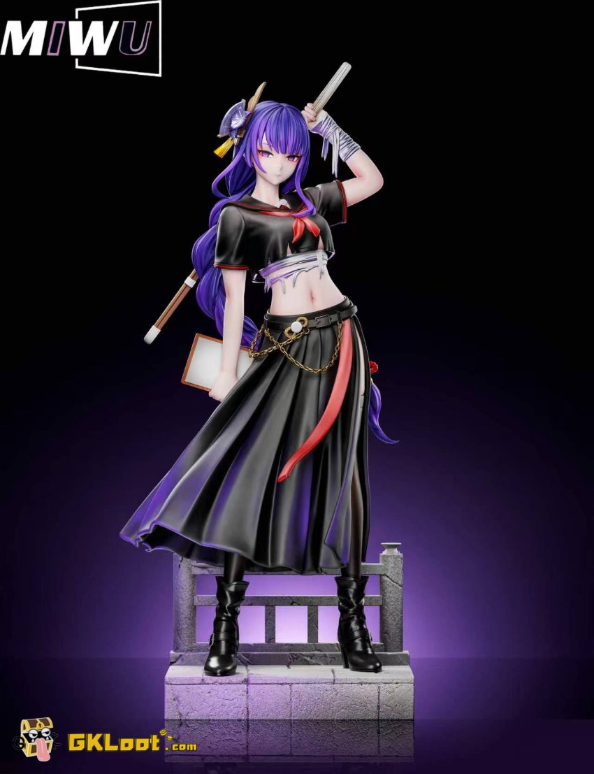 Miwu Studio 1/6 Genshin Impact Raiden Shogun & Yae Miko Statue - View 3 Miwu Studio 1/6 Genshin Impact Raiden Shogun & Yae Miko Statue - View 3