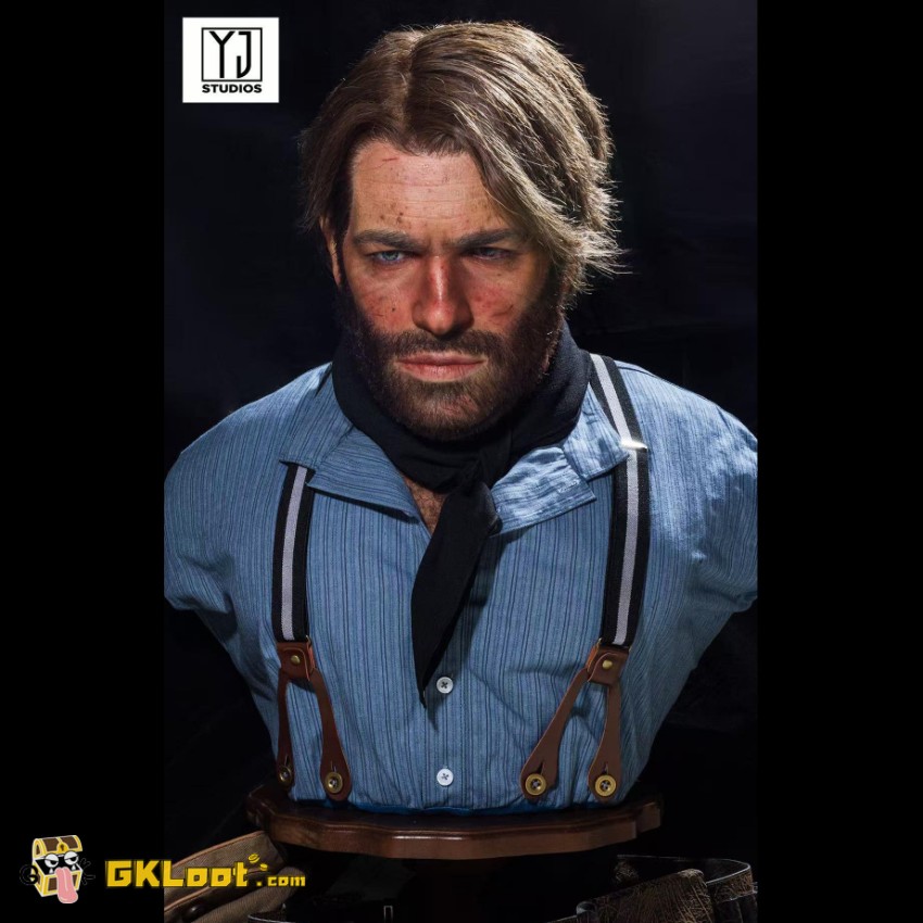 YJ Studio 1/1 Red Dead Redemption Arthur Morgan Bust Statue - View 1 YJ Studio 1/1 Red Dead Redemption Arthur Morgan Bust Statue - View 1