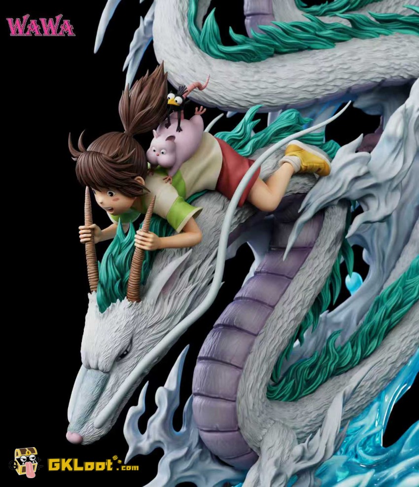 Wawa Studio Spirited Away Haku Statue - View 9 Wawa Studio Spirited Away Haku Statue - View 9