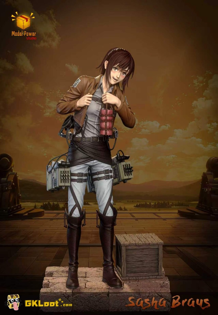 Model Power Studio Attack On Titan Sasha Braus Statue - View 2 Model Power Studio Attack On Titan Sasha Braus Statue - View 2