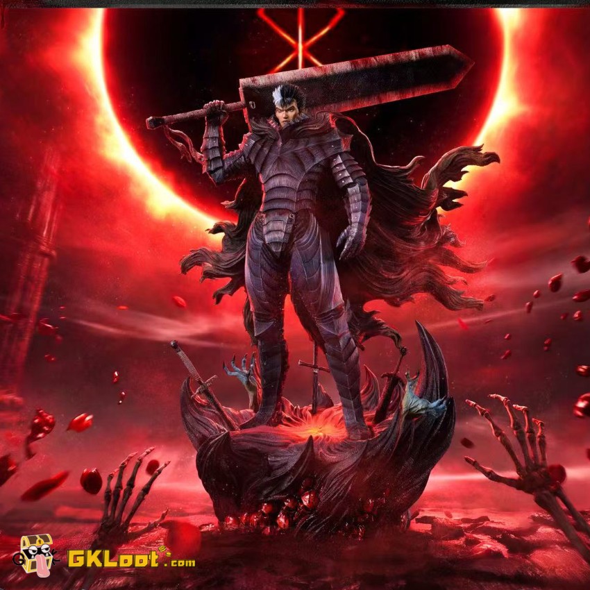 Black Studio Berserk Guts Statue - View 1 Black Studio Berserk Guts Statue - View 1