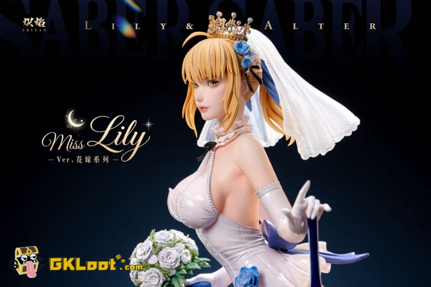 ChiYan Studio 1/4 Fate/Stay Night Saber Artoria Pendragon Statue - View 5 ChiYan Studio 1/4 Fate/Stay Night Saber Artoria Pendragon Statue - View 5