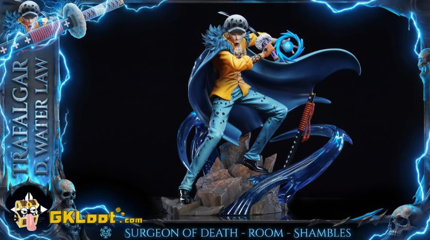 WX Studio One Piece Trafalgar D. Water Law Statue - View 6 WX Studio One Piece Trafalgar D. Water Law Statue - View 6