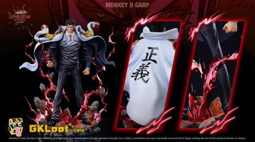 Opening Studio One Piece Monkey D. Garp Statue - View 6 Opening Studio One Piece Monkey D. Garp Statue - View 6