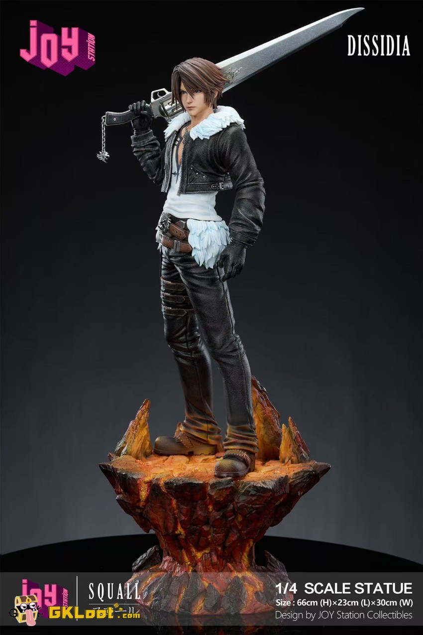 Joy Station Studio 1/4 Final Fantasy Squall Leonhart Statue w/ LED - View 7 Joy Station Studio 1/4 Final Fantasy Squall Leonhart Statue w/ LED - View 7