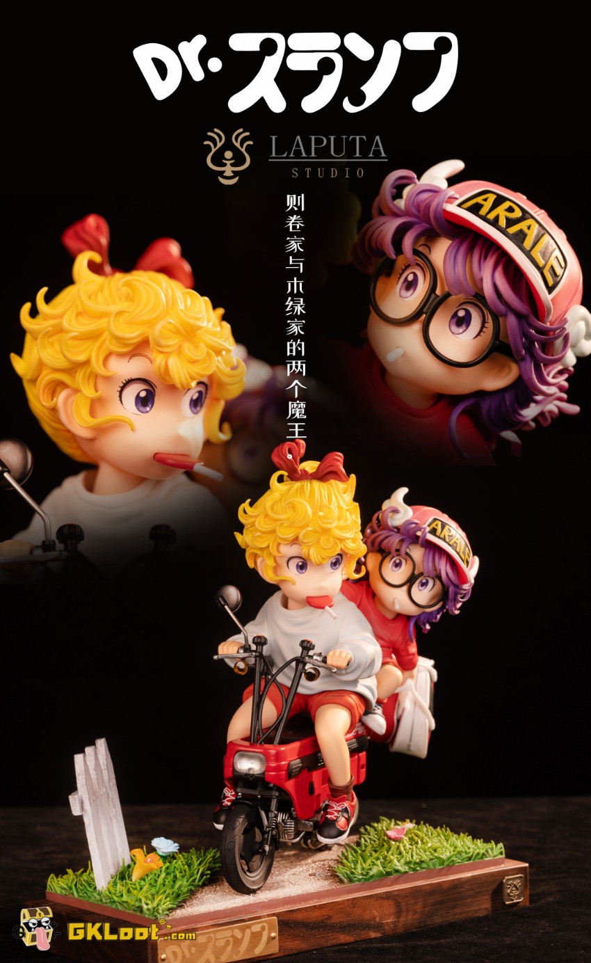Laputa Studio Dr. Slump Akane Kimidori & Arale Norimaki Statue - View 4 Laputa Studio Dr. Slump Akane Kimidori & Arale Norimaki Statue - View 4