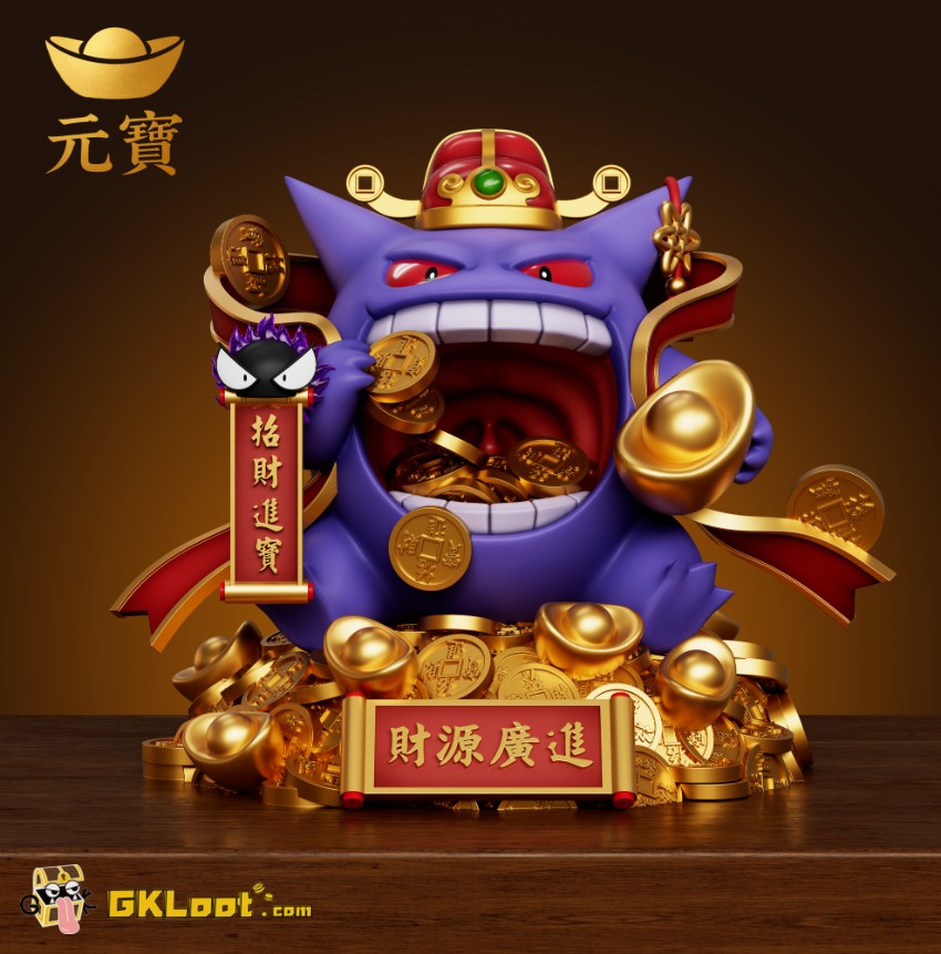 Yuan Bao Studio Pokémon Gengar Statue - View 1 Yuan Bao Studio Pokémon Gengar Statue - View 1