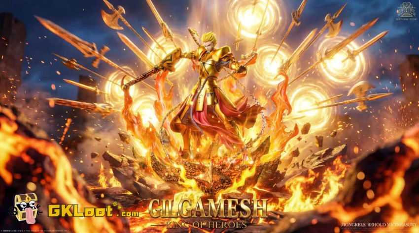 Holy Grail Studio 1/6 Fate/Stay Night Gilgamesh Statue w/ LED - View 4 Holy Grail Studio 1/6 Fate/Stay Night Gilgamesh Statue w/ LED - View 4