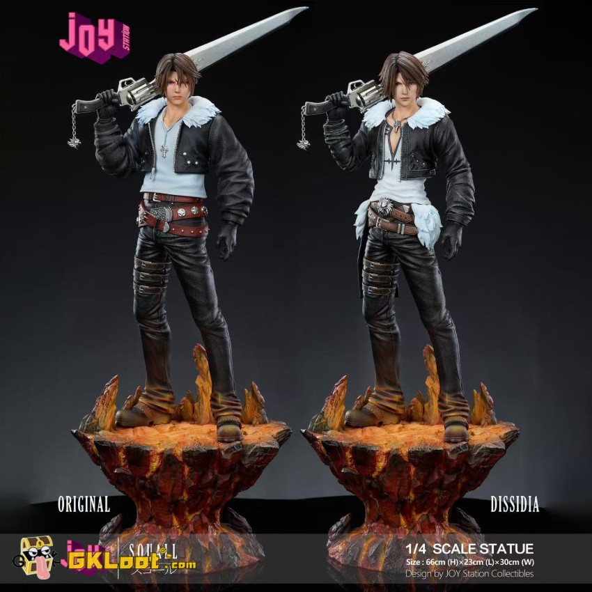 Joy Station Studio 1/4 Final Fantasy Squall Leonhart Statue w/ LED - View 1 Joy Station Studio 1/4 Final Fantasy Squall Leonhart Statue w/ LED - View 1